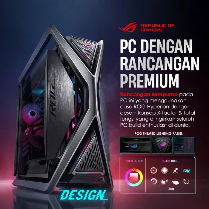 ASUS ROG STRIX PC RYZEN 9 9950X3D RTX 5090 32G/ 64GB 4TB PREMIUM GAMING DESKTOP - 32GB / 4TB gambar 2